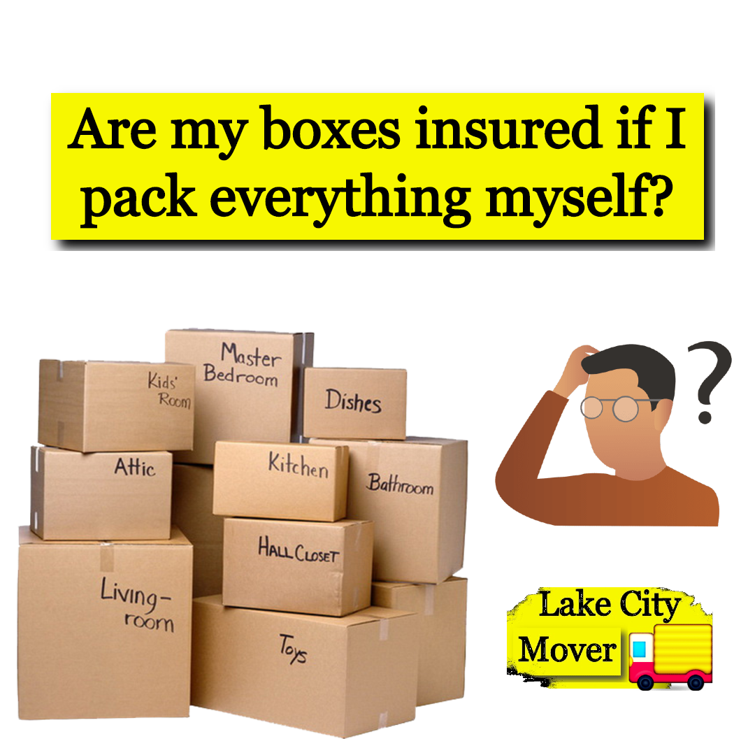 Are my boxes insured if I pack everything myself